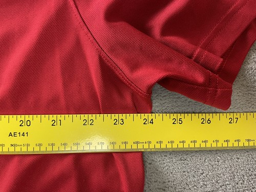 Nike Baseball Dri Fit Los Angeles Angels MLB Polo Shirt Mens Red Size XL Snaps - Picture 6 of 12