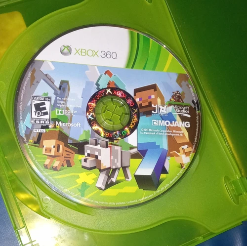 Microsoft Studios Mojang Minecraft Xbox 360 Dolby Digital E10+