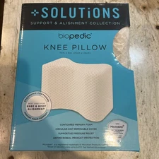 BioPEDIC Memory Foam Knee Pillow New In Box