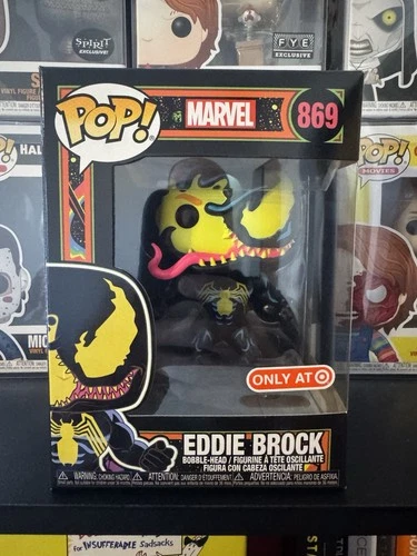 Funko Pop! Marvel Eddie Brock #869 Venom Blacklight Vinyl Target Exclusive