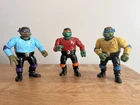 Vintage TMNT Star Trek Lot Of 3 Mikey Don Leo Action Figure 1994 Nice