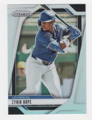 2025 PRIZM BASEBALL SILVER PRIZM ZYHIR HOPE LOS ANGELES DODGERS #259