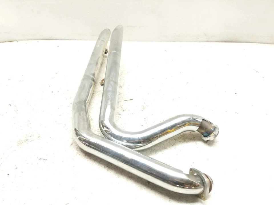 02 latas silenciador silenciador escape Harley Davidson Fatboy Samson FLSTFI Foto 4 de 4