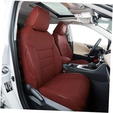 Rav4 Seat Covers Custom Fit 2019-2025 GAS LE/XLE/Limited/XLE Premium Burgundy