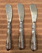 SOUTHERN LIVING AT HOME GALLERY FLATWARE SPREADERS 18/10 STAINLESS SET OF 3