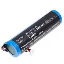 3,7V Akku Li-Ion für VTech VM819 - ersetzt INR18650CB - 2600mAh