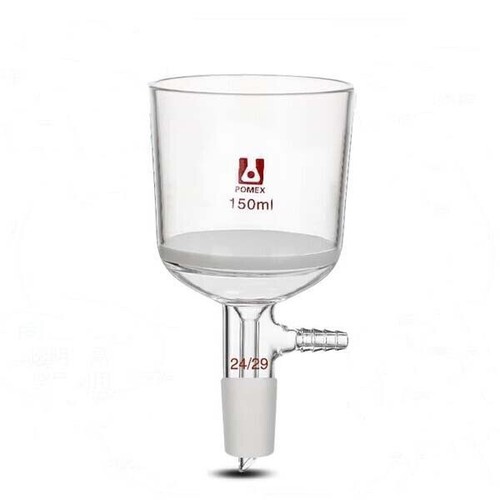 Laboratory glassware funnel Sand Core Chemistry G3 filter Suction 30-500ml - Picture 15 of 18