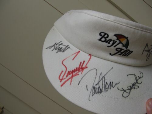Bay Hill G.C. Signed Visor from Arnold Palmer Inv. 2002- David Toms Steve Jones. - Picture 4 of 5