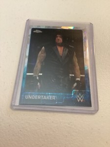 2015 Topps Chrome WWE UNDERTAKER Atomic Refractor Card #74
