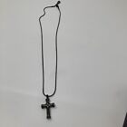 Men's Stainless Steel Cross Cremation Memorial Keepsake Ash Urn Holder Necklace