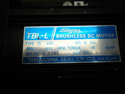 Tbl-l brushless Dc motor type TS ver. N1 E66 1800rpm - Picture 2 of 5