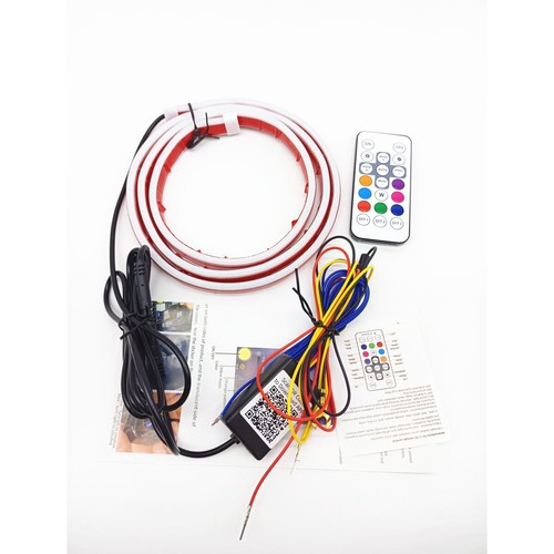 RGB LED Car Hood Light Strip Running Lights APP Remote Control Turn Signal Lamp - Bild 15 von 16