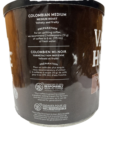 Empty Coffee Metal Can Vanhoute 908 G - Picture 2 of 2