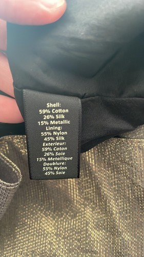 Elizabeth & James Metallic Gold Cocktail Dress Size L - Picture 12 of 13