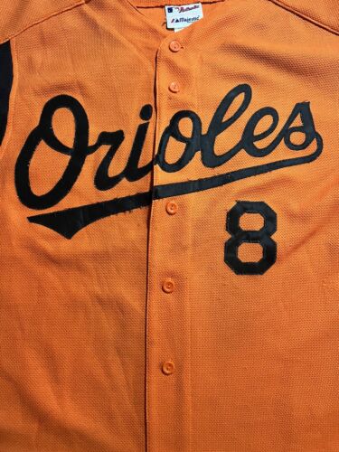 Baltimore Orioles Robbins Majestic Cool Base Baseball Jersey XL Orange Button. - Picture 3 of 13