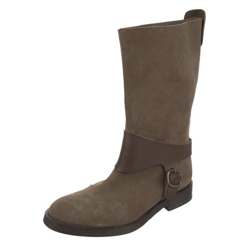 Pedro Garcia Suede Harness Mid Calf Leather Boots Size 35.5 - Picture 4 of 5