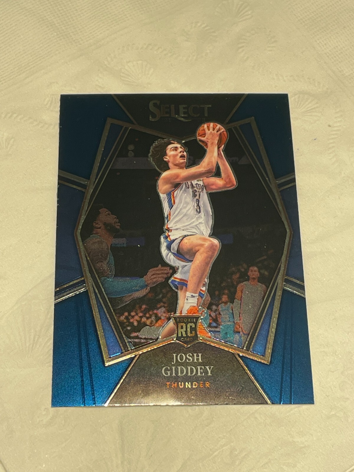 Josh Giddey 2021-22 Select Premier Level Blue Prizm #143 Thunder RC