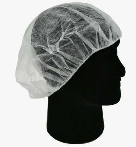 G & F Disposable Hair Net, Spun-Bonded Polypropylene, White, 100 pack - Picture 5 of 6