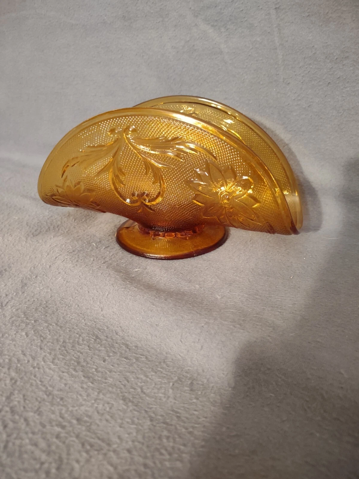 Tiara Gold Sandwich Napkin Holder Indiana Glass