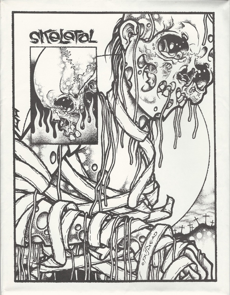 PUSHEAD パスヘッド SKELETAL 画集 アートブック299/997 PUSHEAD パスヘッド SKELETAL 画集 アートブック299/997 本