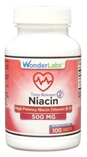 Wonder Laboratories Niacin Time Release 500 Mg