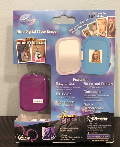 Hannah Montana Micro Digital Photo Keeper New - Picture 5 of 5