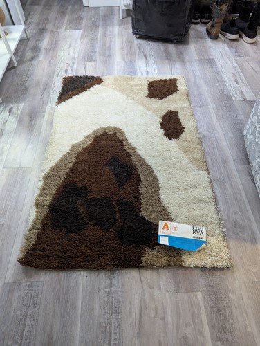 MCM Danimarca Throw SHAG Tappeto EGE RYA Mauntain Favre 10 Acrilan LOOK! 3'x5' circa - Foto 2 di 7