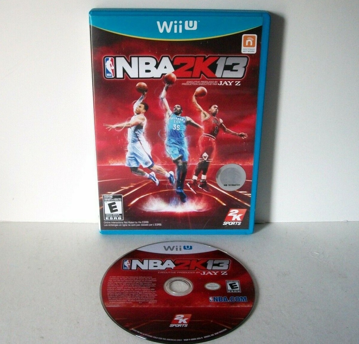 NBA 2K13 (Nintendo Wii U) Game Case Disc Basketball 2K Games