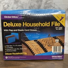 VTG 1995 Globe-Weis Deluxe Household  File Ex...