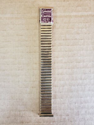 Gold Fill Speidel USA Made 1970s Vintage Watch Band NosW1