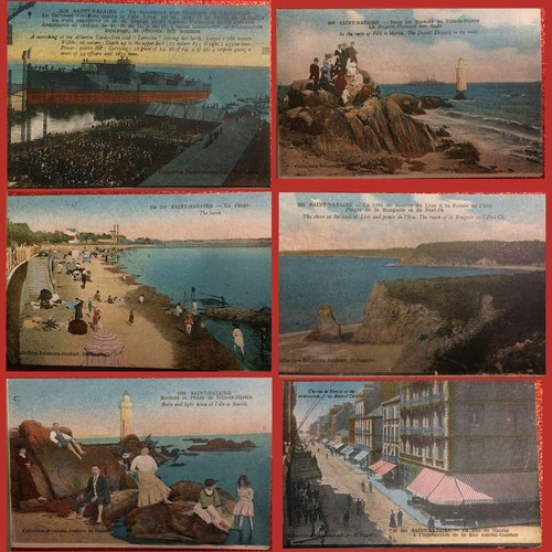Booklet of 12 Vintage Postcards St. Nazaire France   - Picture 8 of 8