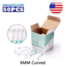 50pcs Single-use Dental PRO Matrix Bands Ajust Handle Curved contoured Bands 6mm
