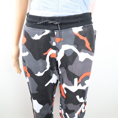 Southpole Herren Jogginghose Gr. XL (18-20) Schwarz Orange Camouflage Neu mit Etikett - Bild 2 von 6