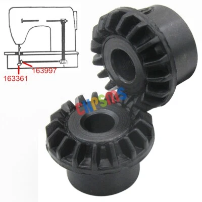 pour Singer Machine à coudre Crochet Timing Drive Gear Set 500 série 6103 6104