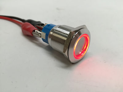 2 Of MARINE BOAT SS304 RED LED 12V 5A FLUSH LIGHT ON-OFF PUSH - Foto 7