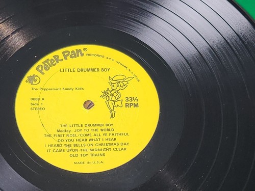 VG The Peppermint Kandy Kids – The Little Drummer Boy, Peter Pan - 8088 LP, US - Imagen 2 de 4