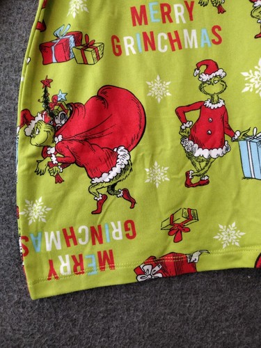 Dr. Seuss Grinch Kids Pajama Top L 12-14 Grinch Long Sleeve Max Christmas - Picture 9 of 11