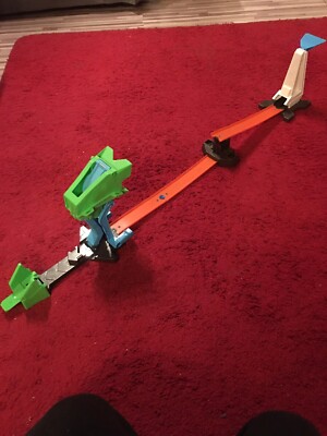 Hot Wheels Track Builder Challenge Hammer Drop | Mattel FLL01 | Spielset ab 5 J.