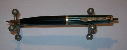 Pelikan 450 Germany 50er Clutch Bleistift Schildkröte grün Streifen funktionstüchtig no push bt - Bild 1 von 9