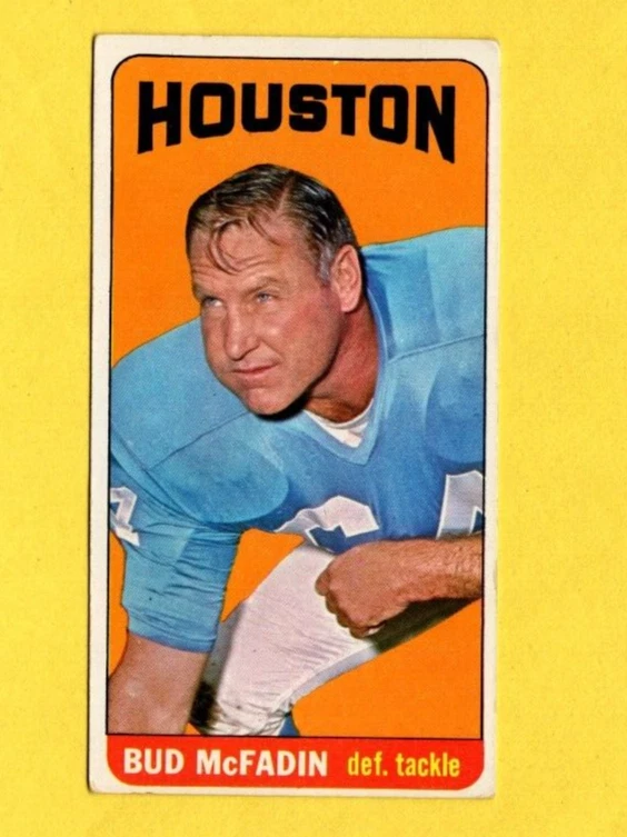 1965 Topps Bud McFadin #81 SP Houston Oilers VERY GOOD FREE SHIPPING
