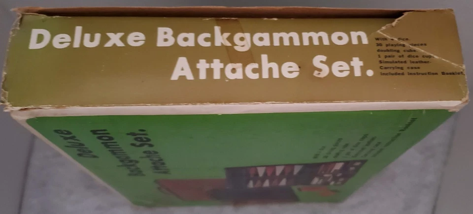 Blackstone International Backgammon Case, Complete, Orig Box/Manual-Vintage RARE - Image 3 of 4