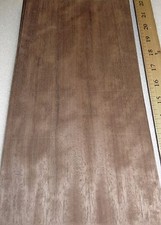 Bubinga Smoked Figured wood veneer 6" x 12" raw no backing 1/42" thickness "A"