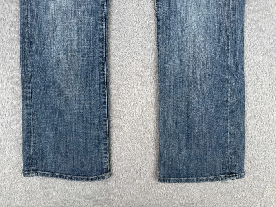 See Thru Soul Jeans Womens 26 Blue Denim Jeans I Am Frankie Boot Cut Low 26x30 - Image 2 of 4