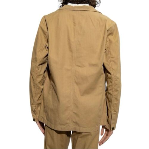 Rag & Bone Jasper Cotton Linen Blazer Rugged Brown Size Large NWT - Picture 4 of 9