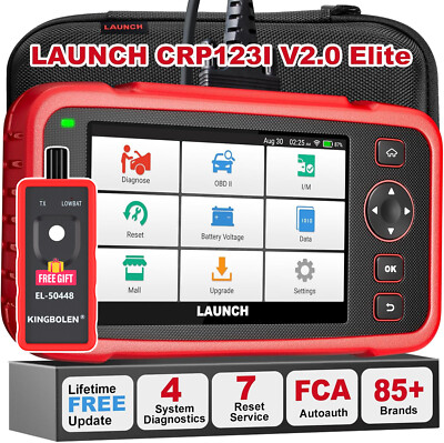 CRP123I CRP123X V2.0 Car OBD2 Scanner Code Reader Engine ABS SRS Diagnostic Tool