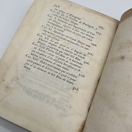 Antique- 1792- Aventuras De Gil Blas De Santillana- Tomo 3- Castellano/Spanish - Picture 10 of 14