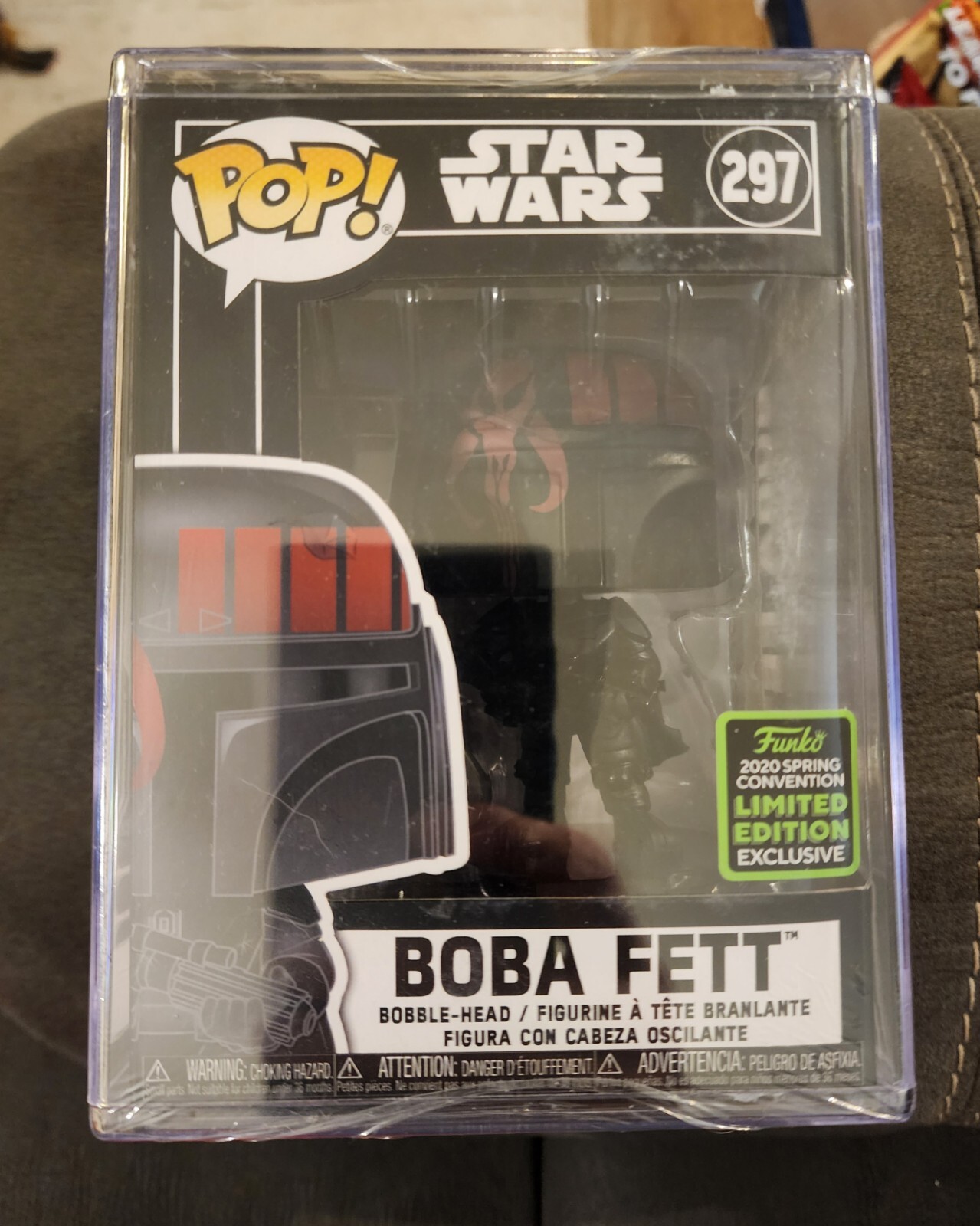Funko Pop! Disney Star Wars:boba Fett #297 (Eccc Limited Edition)-Hard Protector