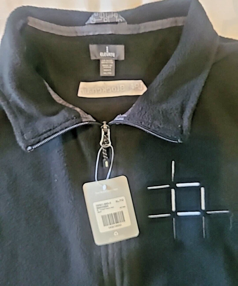 IBM Blockchain Tyndale Elevate FLEECE Vest Black Mens XL Extra Logo NWT Nerdcore - Image 2 of 4