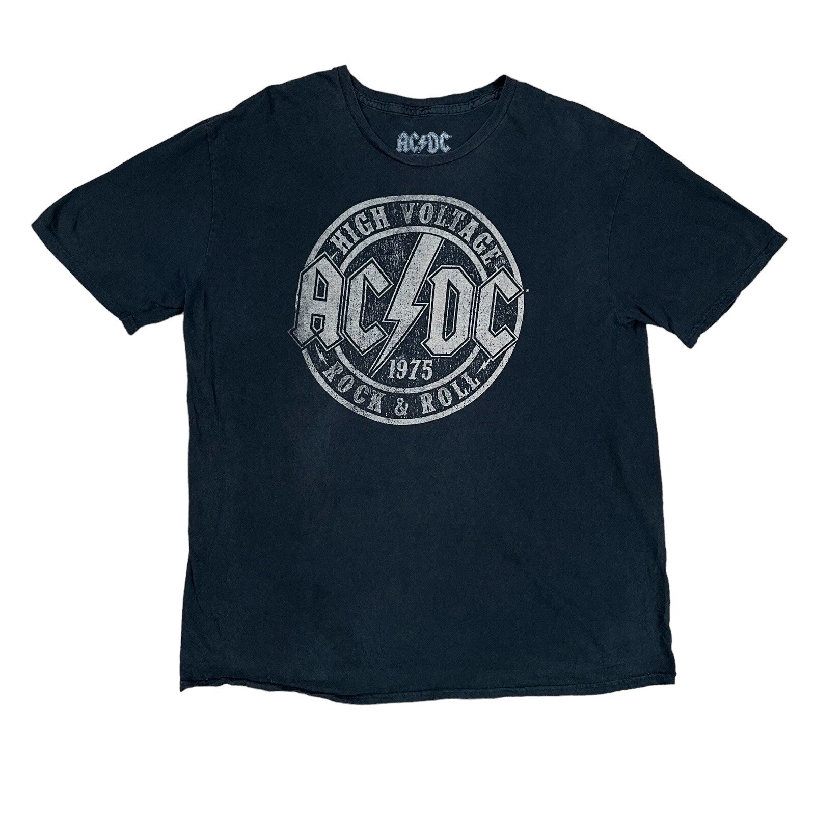 ACDC High Voltage Vintage Style Rock Band T Shirt XL … Gem