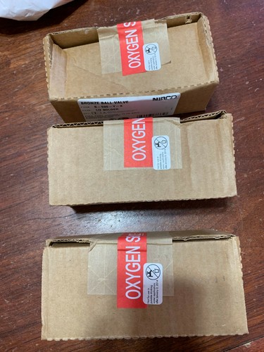 NIBCO BRONZE BALL VALVE S-595-Y-X 1/2 SOLDER ~ NEW - Picture 4 of 4